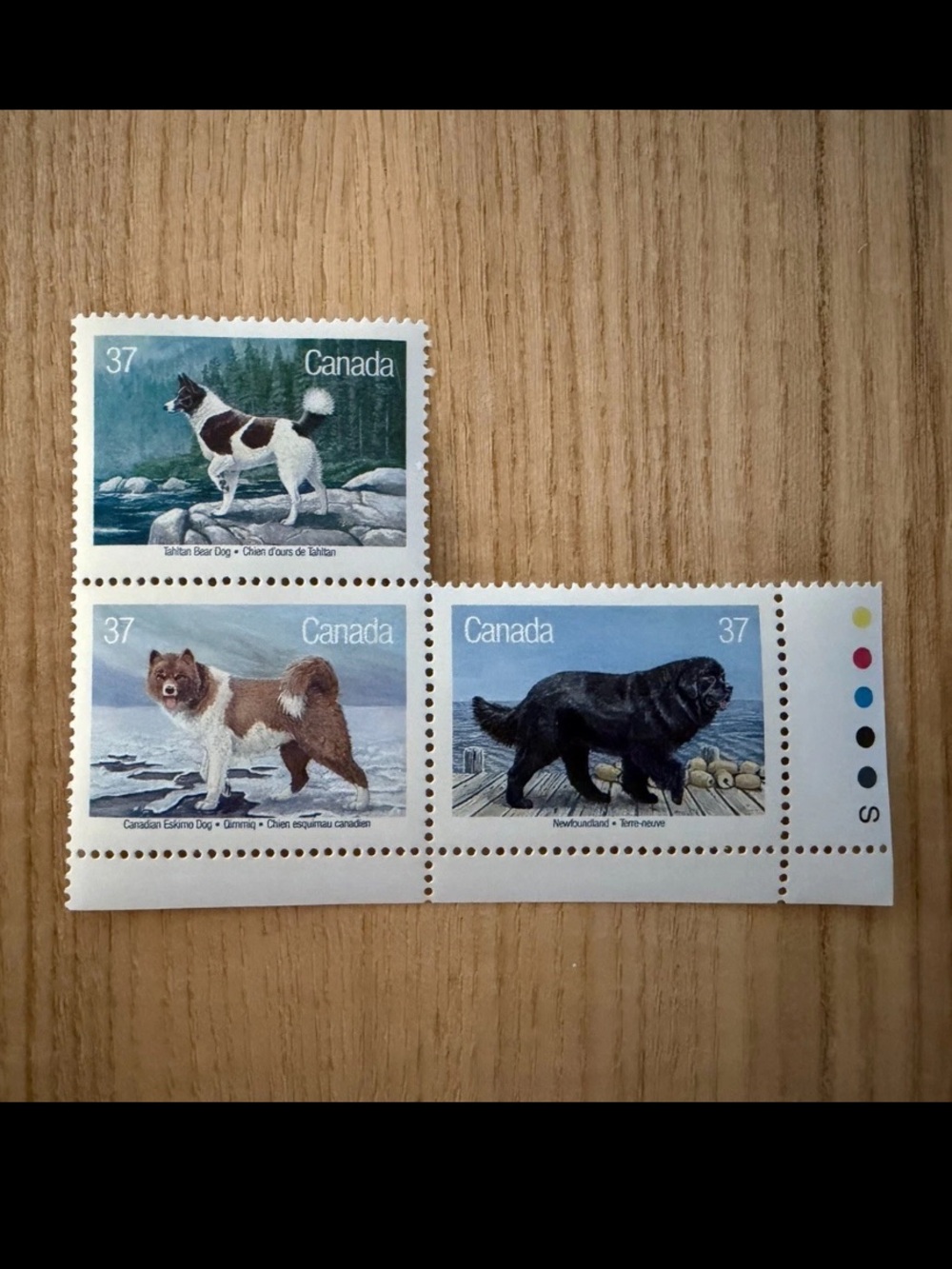 Vintage Canadian Dog Stamps
